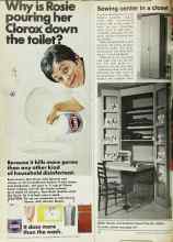 Better Homes & Gardens September 1972 Magazine Article: Sewing center in a closet