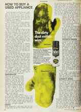 Better Homes & Gardens September 1972 Magazine Article: HOW TO BUY A USED APPLIANCE