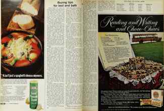 Better Homes & Gardens September 1972 Magazine Article: Buying tips for bed and bath