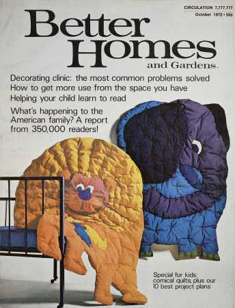 Better Homes & Gardens October 1972 Magazine Cover