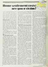 Better Homes & Gardens October 1972 Magazine Article: Home settlement costs: are you a victim?