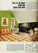 Better Homes & Gardens October 1972 Magazine Article: How to do more with the space you have