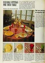 Better Homes & Gardens October 1972 Magazine Article: FLEXIBLE FITTING FOR YOUR TABLE