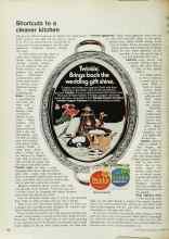 Better Homes & Gardens October 1972 Magazine Article: Shortcuts to a cleaner kitchen