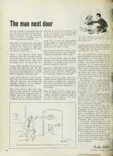 Better Homes & Gardens October 1972 Magazine Article: The man next door