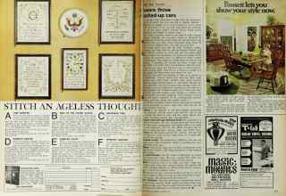 Better Homes & Gardens October 1972 Magazine Article: Page 192