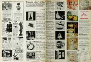 Better Homes & Gardens October 1972 Magazine Article: Shopping editor's choice