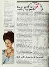 Better Homes & Gardens November 1972 Magazine Article: Is your speedometer making you speed