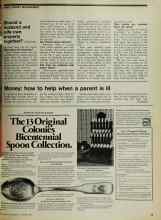 Better Homes & Gardens November 1972 Magazine Article: Money: how to help when a parent is ill