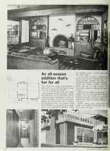 Better Homes & Gardens November 1972 Magazine Article: An all-season addition that's fun for all