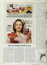 Better Homes & Gardens November 1972 Magazine Article: Tips on sewing machine care