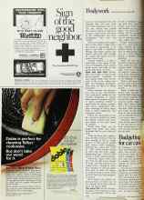 Better Homes & Gardens November 1972 Magazine Article: Budgeting for car care
