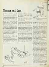 Better Homes & Gardens November 1972 Magazine Article: The man next door