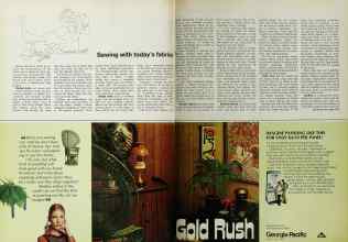 Better Homes & Gardens November 1972 Magazine Article: Sewing with today's fabrics