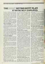 Better Homes & Gardens December 1972 Magazine Article: THE RIGHT RETIREMENT PLAN IF YOU'RE SELF-EMPLOYED