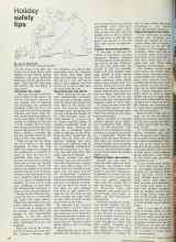 Better Homes & Gardens December 1972 Magazine Article: Holiday safety tips