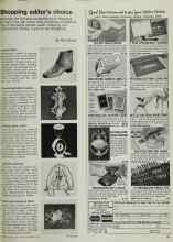 Better Homes & Gardens December 1972 Magazine Article: Shopping editor's choice