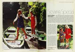 Better Homes & Gardens January 1973 Magazine Article: Sewing Special