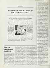 Better Homes & Gardens February 1973 Magazine Article: Tips on microwave cooking