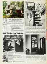 Better Homes & Gardens February 1973 Magazine Article: Stairway art