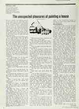 Better Homes & Gardens March 1973 Magazine Article: The unexpected pleasures of painting a house