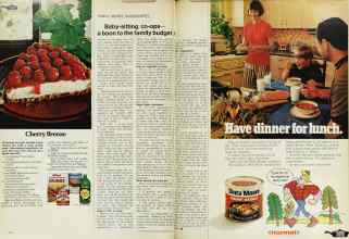 Better Homes & Gardens March 1973 Magazine Article: Baby-sitting co-ops--a boon to the family budget