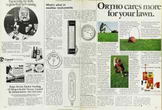 Better Homes & Gardens March 1973 Magazine Article: What's what in weather instruments