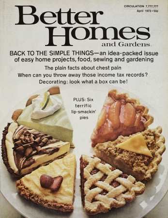 Archive of Better Homes & Gardens April 1973 Magazine: Cover