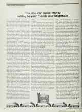 Better Homes & Gardens April 1973 Magazine Article: How you can make money selling to your friends and neighbors