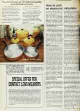 Better Homes & Gardens April 1973 Magazine Article: How to pick an electronic calculator
