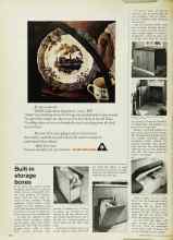 Better Homes & Gardens April 1973 Magazine Article: Built-in storage boxes
