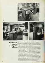 Better Homes & Gardens April 1973 Magazine Article: Making the most of a king-size kitchen