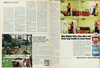 Better Homes & Gardens April 1973 Magazine Article: Lighting your yard