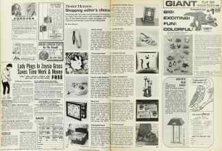Better Homes & Gardens April 1973 Magazine Article: Better Homes Shopping editor's choice
