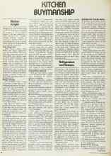 Better Homes & Gardens May 1973 Magazine Article: KITCHEN BUYMANSHIP