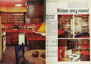 Better Homes & Gardens May 1973 Magazine Article: Kitchens-new & renewed