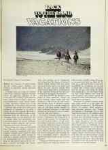 Better Homes & Gardens June 1973 Magazine Article: BACK TO THE LAND VACATIONS