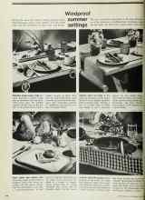 Better Homes & Gardens June 1973 Magazine Article: Windproof summer settings