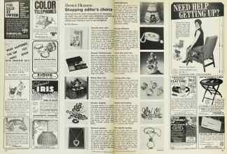 Better Homes & Gardens June 1973 Magazine Article: Shopping editor's choice