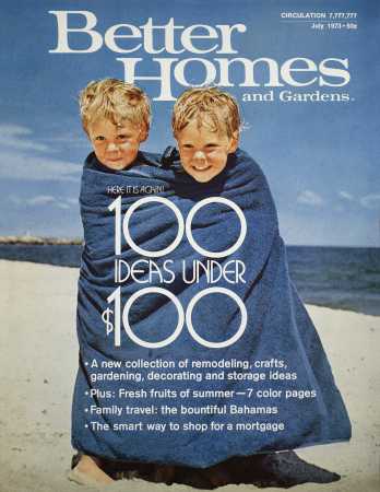 Archive of Better Homes & Gardens July 1973 Magazine: Cover