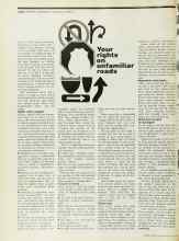 Better Homes & Gardens July 1973 Magazine Article: Your rights on unfamiliar roads