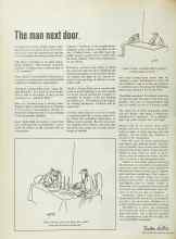 Better Homes & Gardens July 1973 Magazine Article: The man next door
