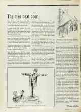 Better Homes & Gardens August 1973 Magazine Article: The man next door