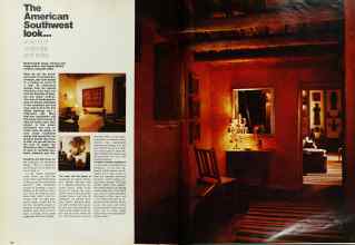 Better Homes & Gardens August 1973 Magazine Article: The American Southwest look... a blend of yesterday and today