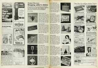 Better Homes & Gardens August 1973 Magazine Article: Better Homes Shopping editor's choice