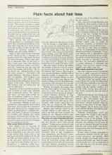 Better Homes & Gardens September 1973 Magazine Article: Plain facts about hair loss
