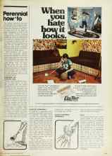 Better Homes & Gardens September 1973 Magazine Article: Perennial how-to