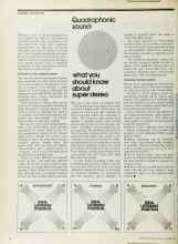 Better Homes & Gardens October 1973 Magazine Article: Quadraphonic sound