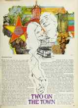 Better Homes & Gardens October 1973 Magazine Article: TWO ON THE TOWN