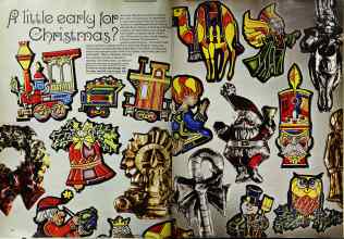 Better Homes & Gardens October 1973 Magazine Article: A little early for Christmas?